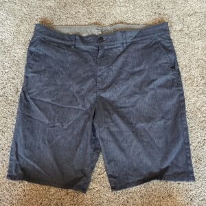 Quiksilver Men's Denim Blue Flat Front Shorts